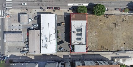 619 S La Brea Ave, Los Angeles, CA - Vue aérienne  vue de carte - Image1