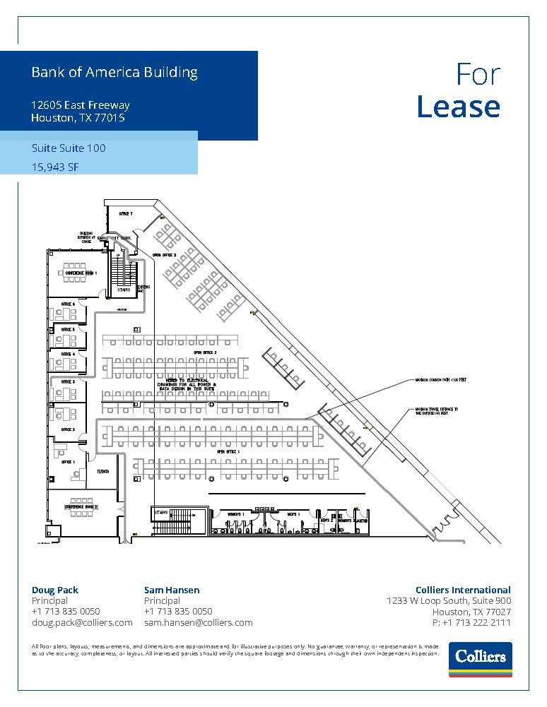 12605 East Fwy, Houston, TX à louer Plan d’étage– Image 1 sur 1