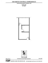 100 N Central Expy, Richardson, TX à louer Plan d’étage– Image 1 sur 1