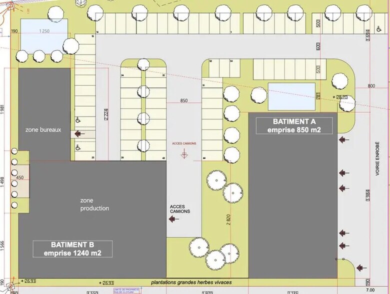 Local d'activités dans Theix-Noyalo à vendre - Plan d’étage – Image 2 sur 3