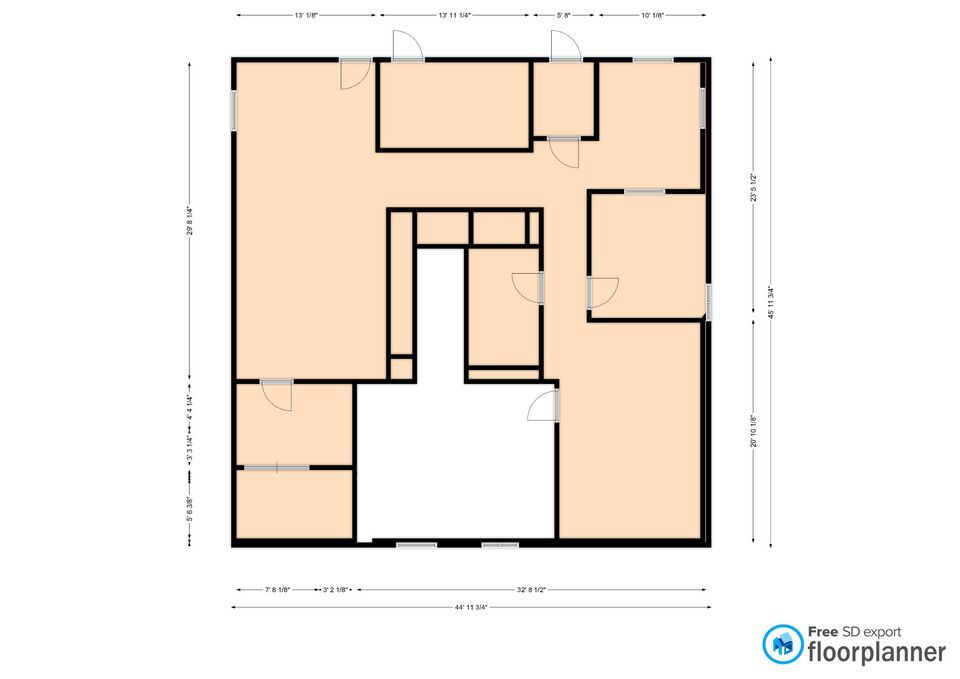 292-302 N Detroit St, Xenia, OH à louer Plan d’étage– Image 1 sur 9