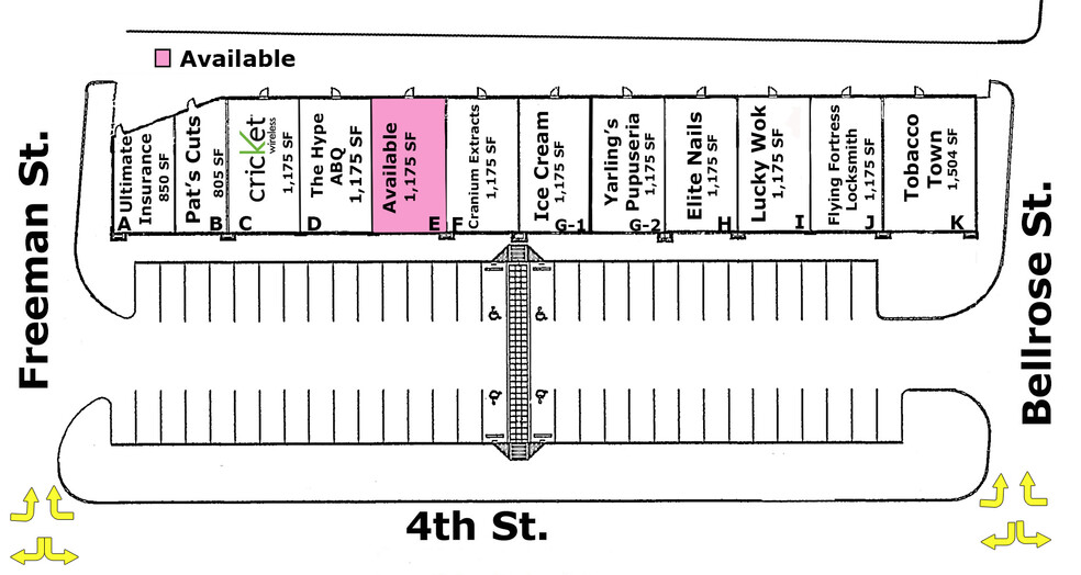 4501 4th St, Albuquerque, NM à louer - Plan d’étage – Image 2 sur 7
