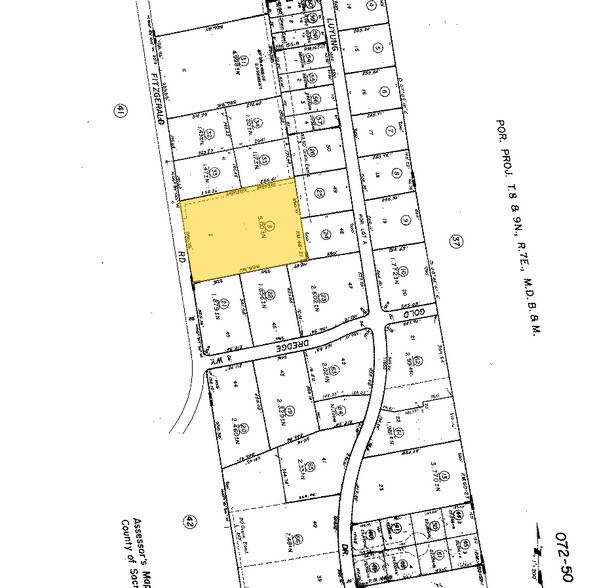 3391 Fitzgerald Rd, Rancho Cordova, CA à louer - Plan cadastral – Image 3 sur 6