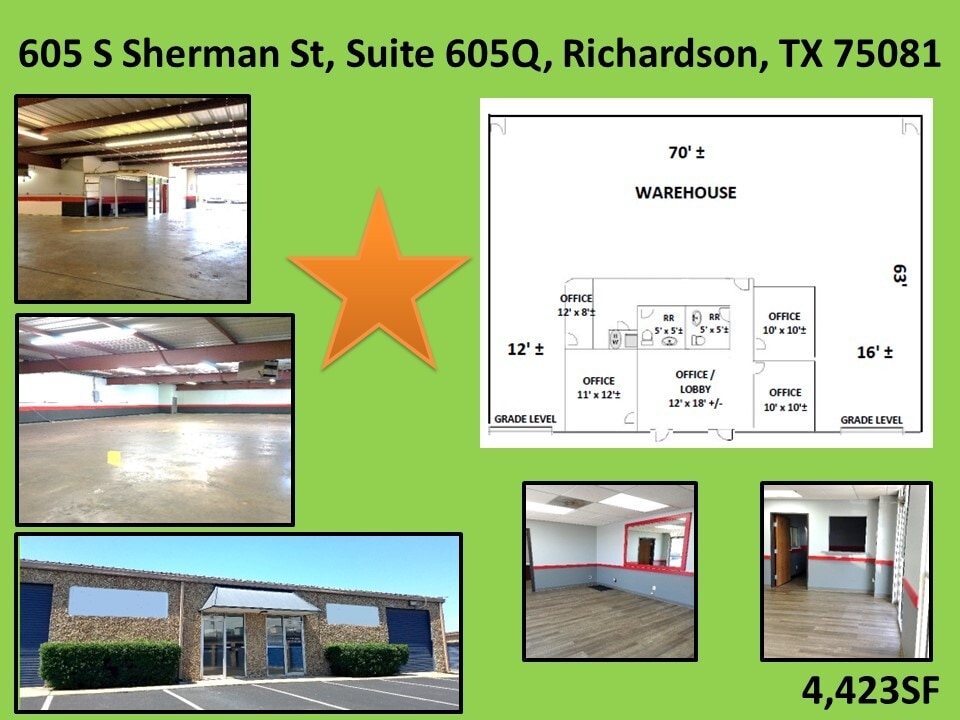 605 S Sherman St, Richardson, TX à louer Photo de l’immeuble– Image 1 sur 12