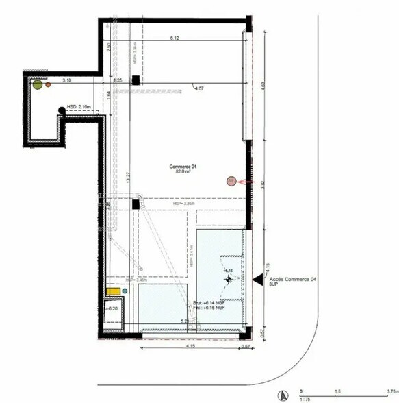Local commercial dans Le Havre à vendre - Plan d’étage – Image 2 sur 2