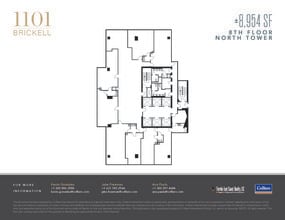 1101 Brickell Ave, Miami, FL à louer Plan d’étage– Image 1 sur 2