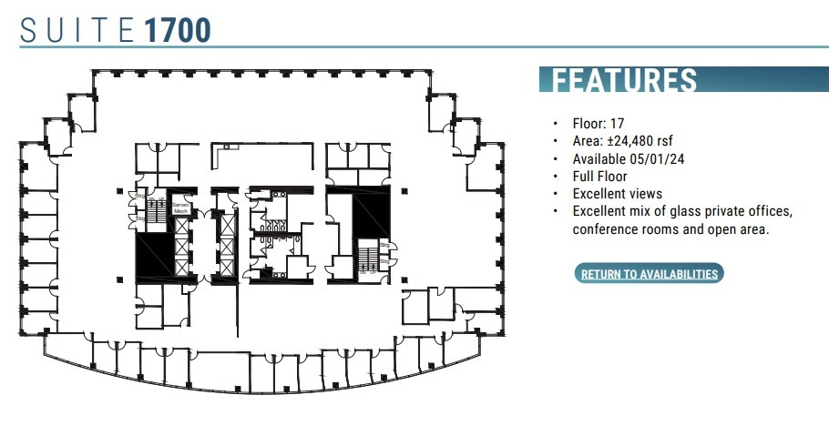 1111 Broadway, Oakland, CA à louer Plan d’étage– Image 1 sur 1