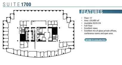 1111 Broadway, Oakland, CA à louer Plan d’étage– Image 1 sur 1