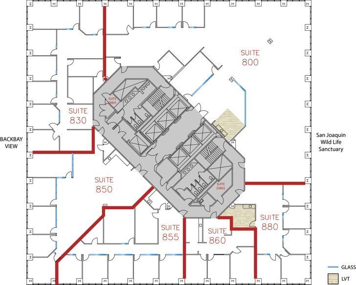 19800 MacArthur Blvd, Irvine, CA à louer Plan d’étage– Image 1 sur 1