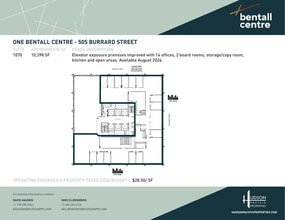 505 Burrard St, Vancouver, BC à louer Plan d’étage– Image 1 sur 1