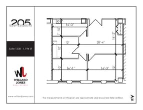 205 W Randolph St, Chicago, IL à louer Plan d’étage– Image 1 sur 1