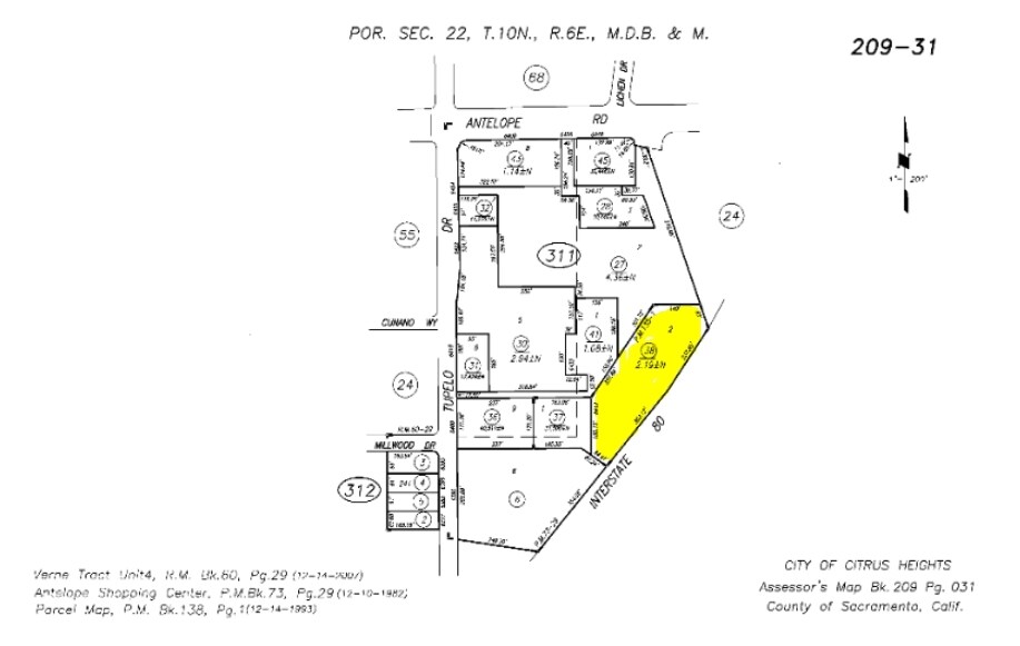 6412 Tupelo Dr, Citrus Heights, CA à louer - Plan cadastral – Image 2 sur 12