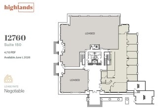 12750 High Bluff Dr, San Diego, CA à louer Plan d’étage– Image 1 sur 1