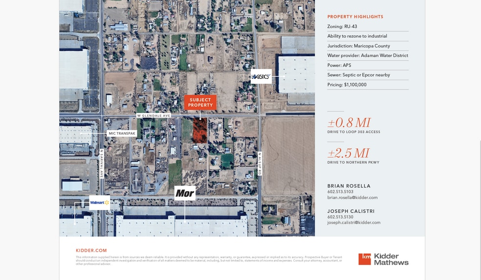 16035 W Glendale Ave, Litchfield Park, AZ à vendre - Aérien – Image 2 sur 2