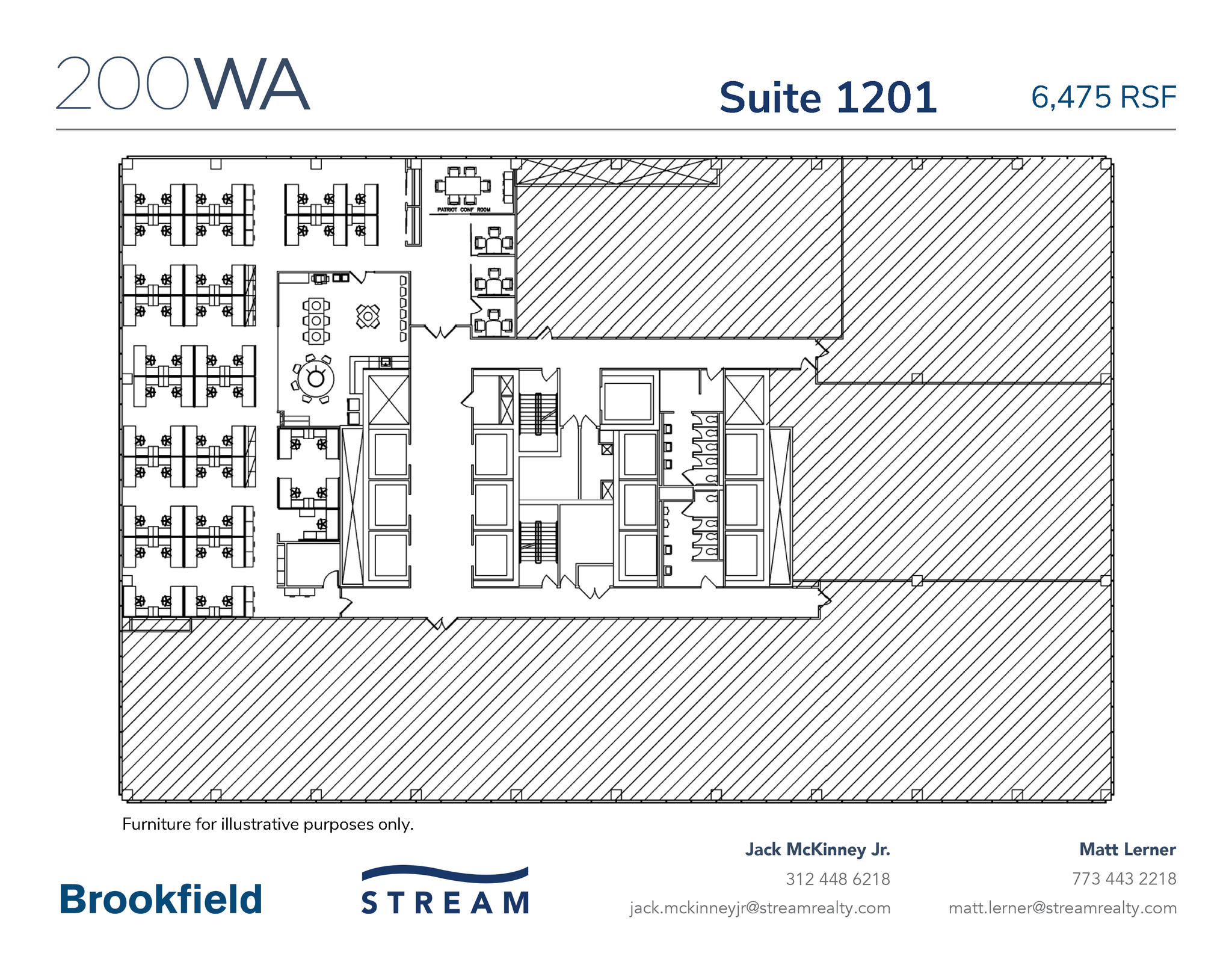 200 W Adams St, Chicago, IL à louer Plan d’étage– Image 1 sur 1