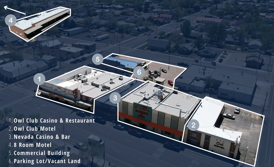 Battle Mountain Gaming & Hospitality portefeuille de 6 biens à vendre sur LoopNet.fr - Aérien – Image 2 sur 18
