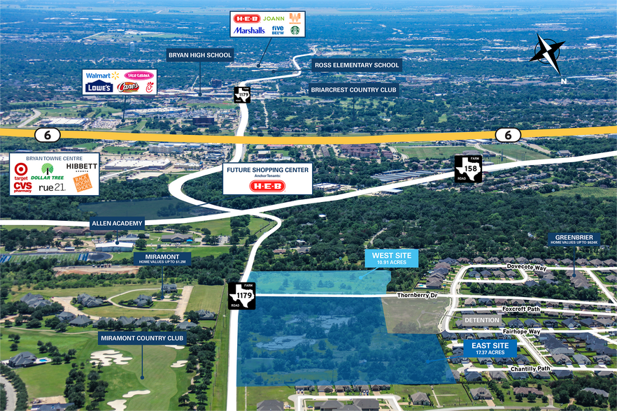 4297 FM 1179, Bryan, TX à vendre - Aérien – Image 2 sur 3