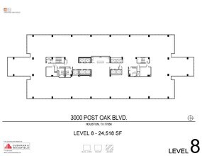 3000 Post Oak Blvd, Houston, TX à louer Plan d’étage– Image 1 sur 1