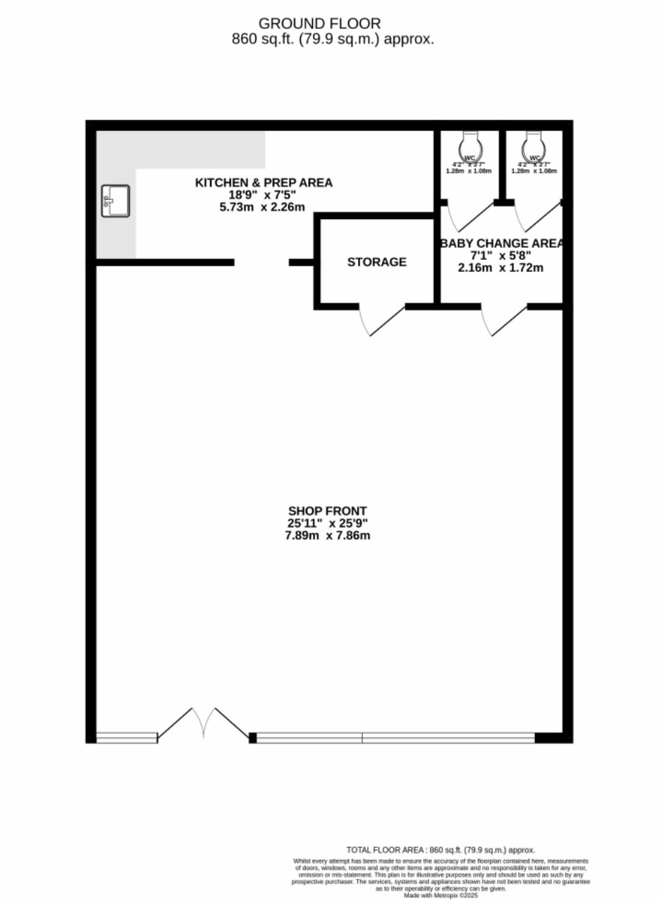 41 Highbridge St, Waltham Abbey à louer Plan d’étage– Image 1 sur 7