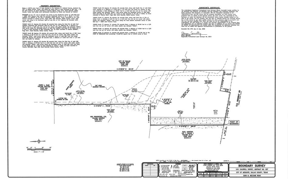 117 E Highway 80, Mesquite, TX à vendre - Plan de site – Image 2 sur 13