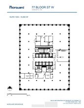 77 Bloor St W, Toronto, ON à louer Plan d’étage– Image 1 sur 1
