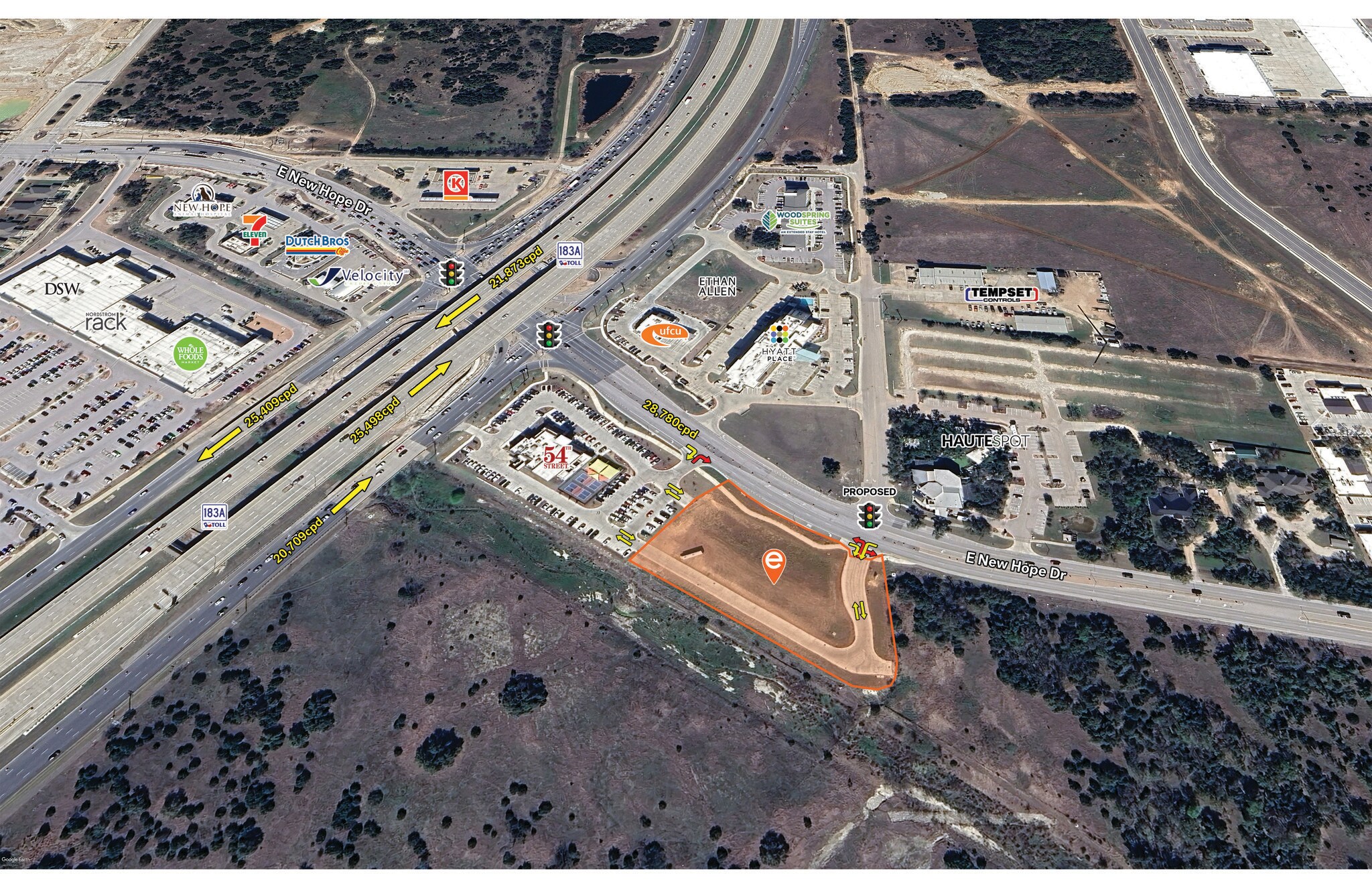 Hwy 183A & New Hope Dr, Cedar Park, TX à louer Photo de l’immeuble– Image 1 sur 3