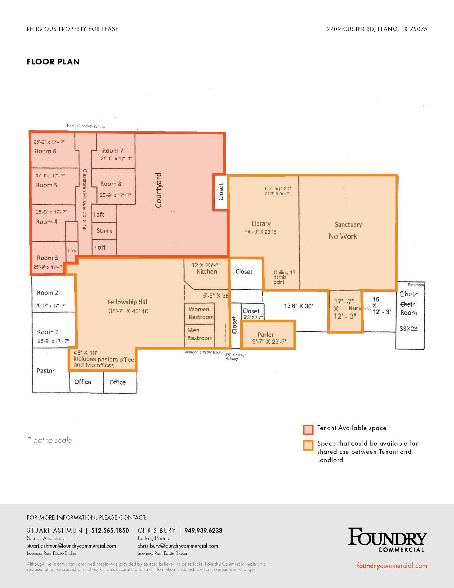 2709 Custer Rd, Plano, TX à louer Plan d’étage– Image 1 sur 1