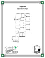 808 Travis St, Houston, TX à louer Plan d’étage– Image 1 sur 1
