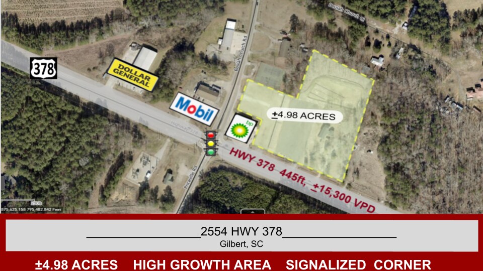 2554 Highway 378, Gilbert, SC à vendre Photo de l’immeuble– Image 1 sur 6