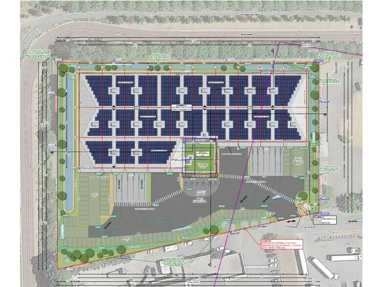 Local d’activités dans Tremblay-en-France à louer - Plan de site – Image 2 sur 2