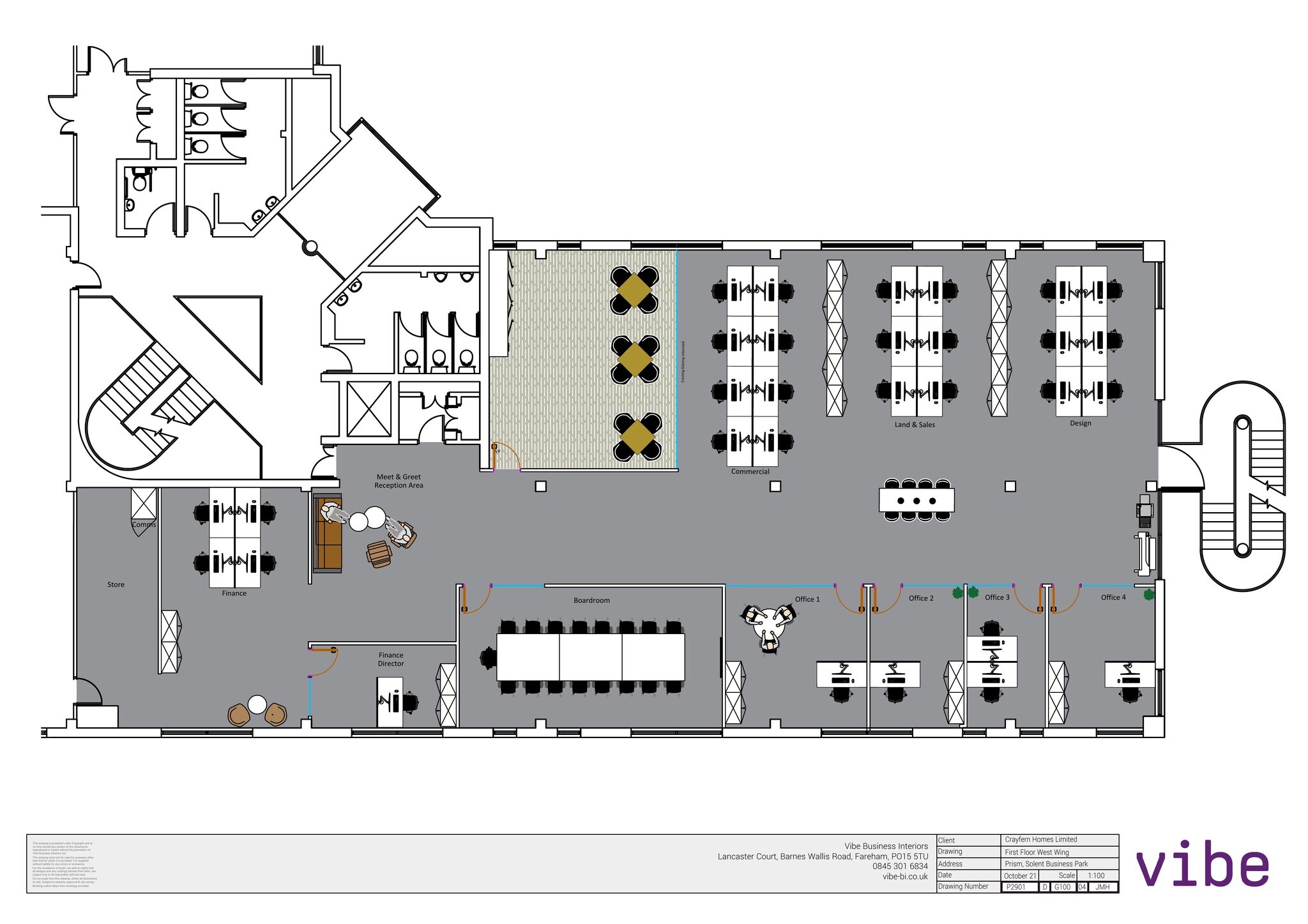 1650 Parkway, Fareham à louer Plan d’étage– Image 1 sur 2