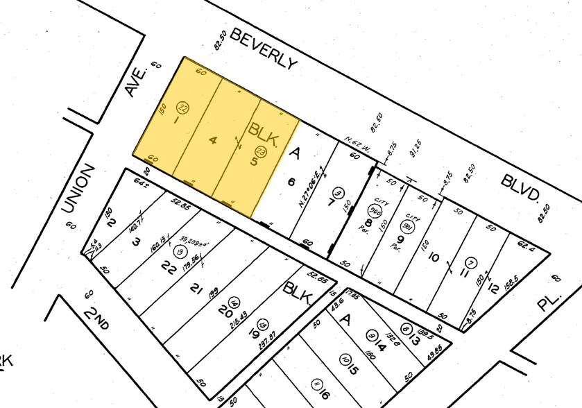 1670 Beverly Blvd, Los Angeles, CA à louer - Plan cadastral – Image 2 sur 9