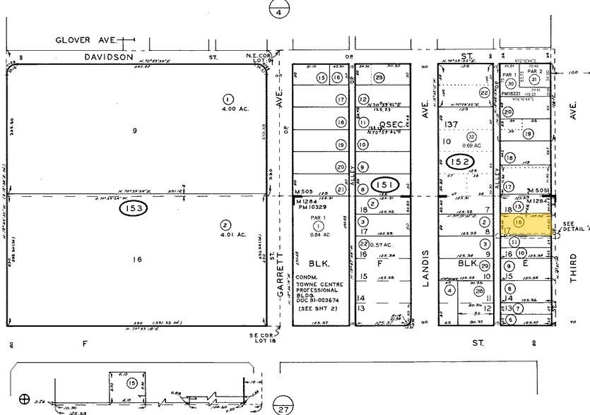 282-284 3rd Ave, Chula Vista, CA à louer - Plan cadastral – Image 2 sur 7