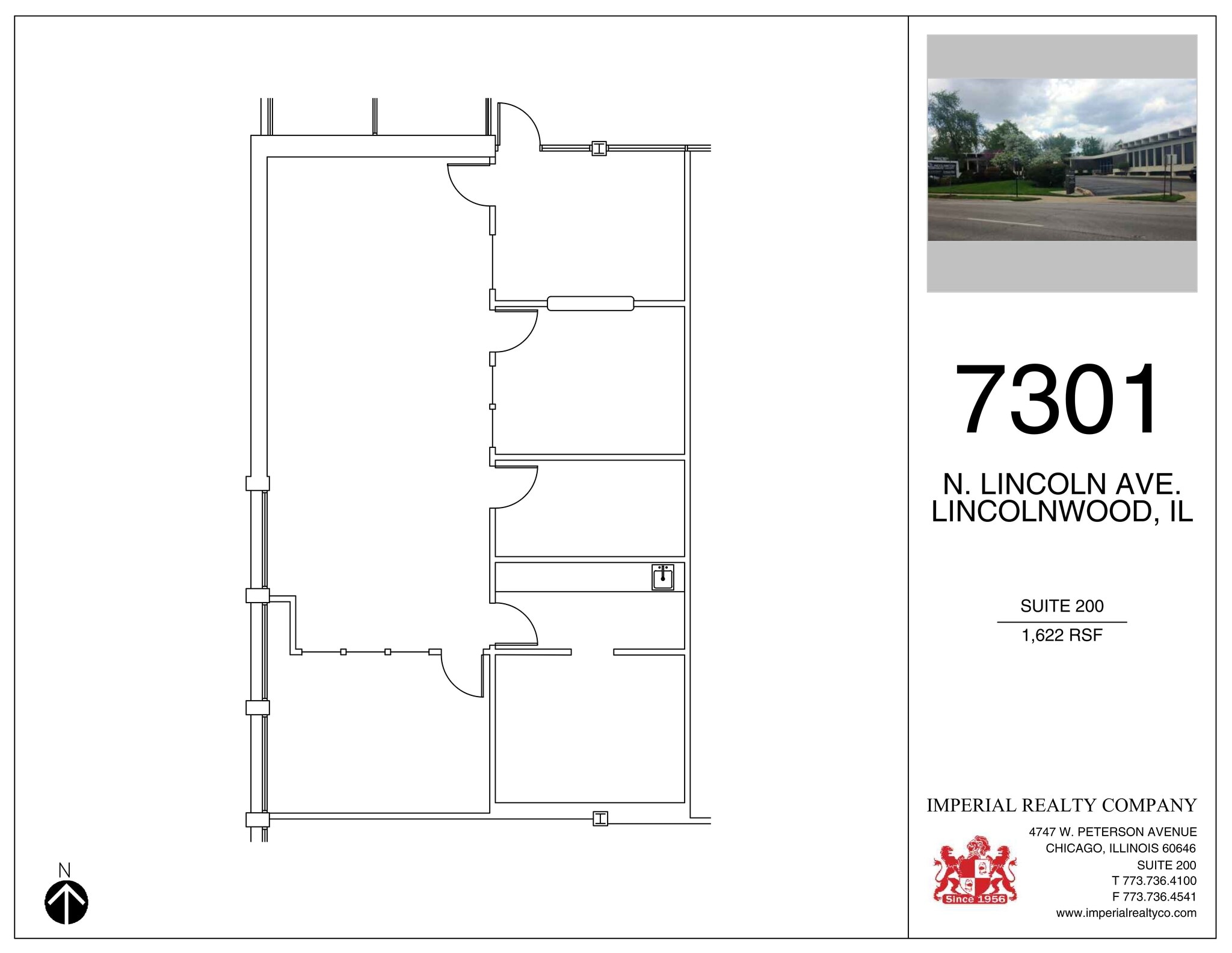 7301-7337 N Lincoln Ave, Lincolnwood, IL à louer Plan de site– Image 1 sur 1