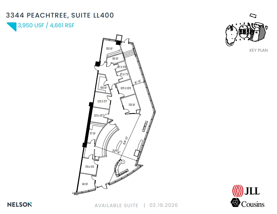 3344 Peachtree Rd NE, Atlanta, GA à louer Plan d’étage– Image 1 sur 1