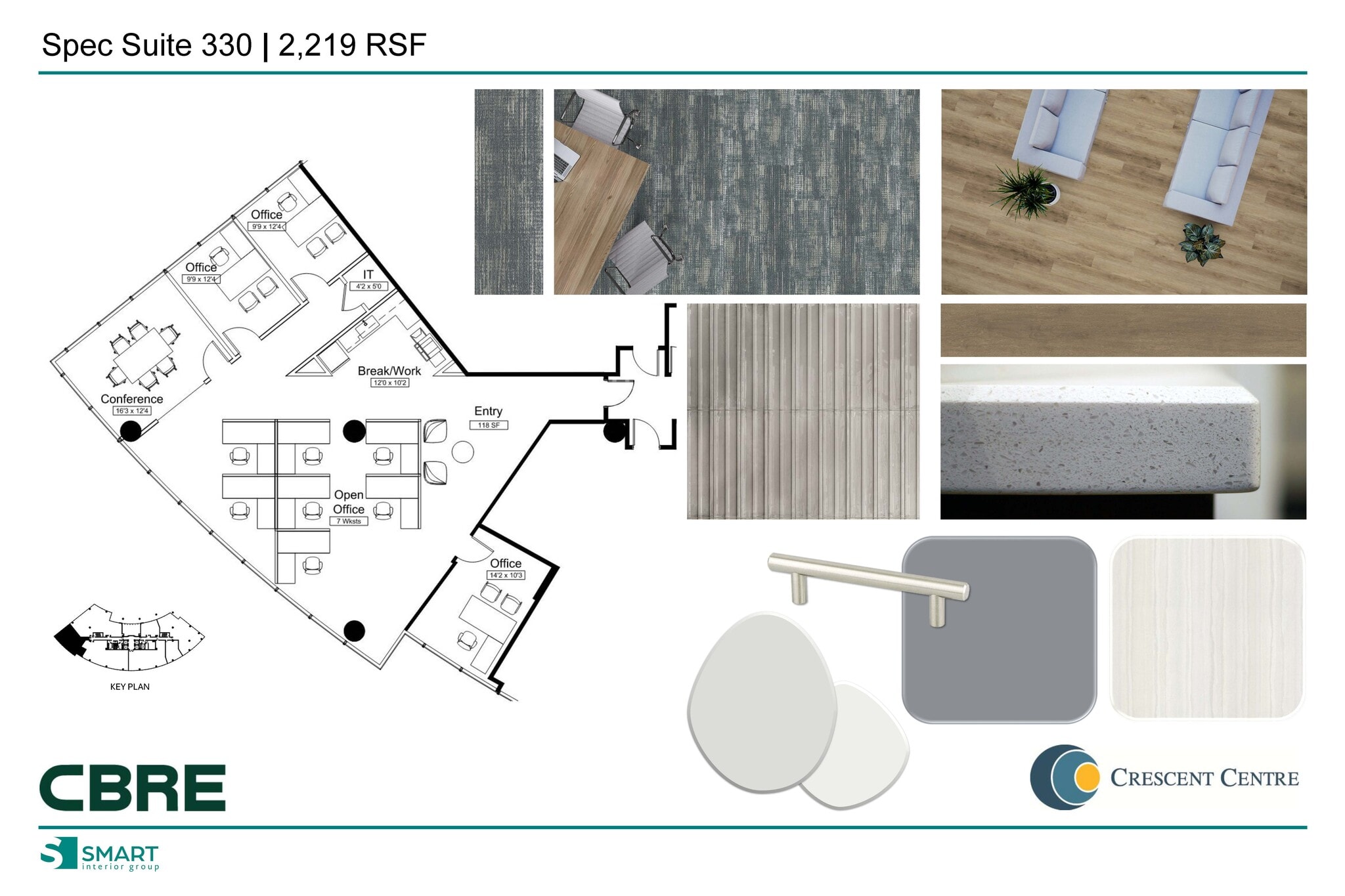 100 Crescent Centre Pky, Tucker, GA à louer Plan d’étage– Image 1 sur 1