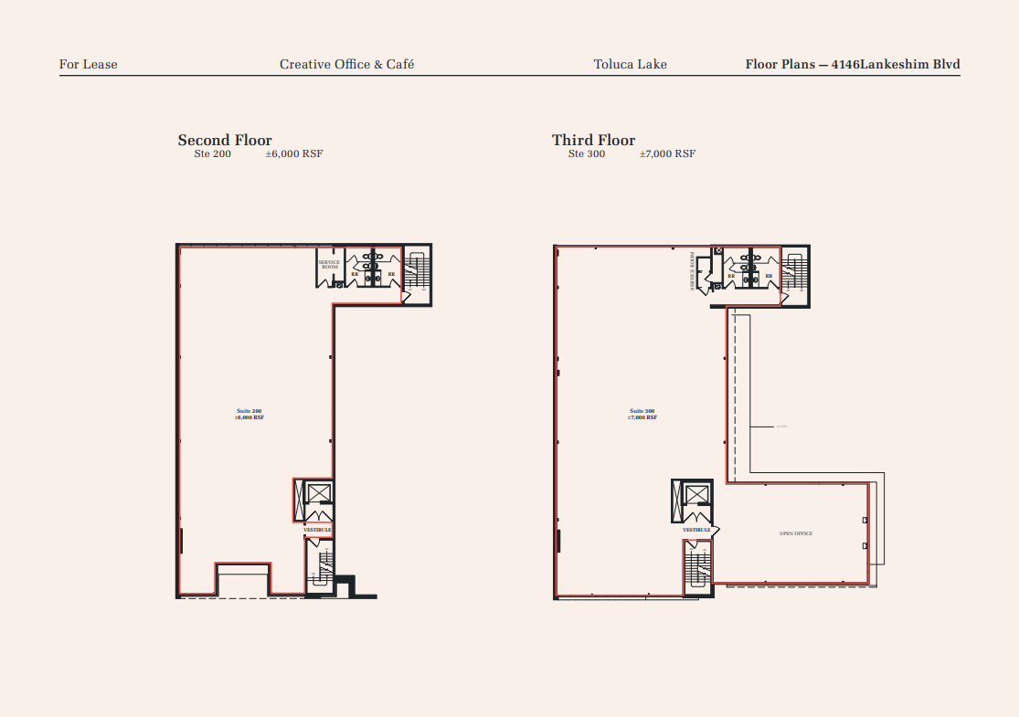 4142 Lankershim Blvd, North Hollywood, CA à louer Plan d’étage– Image 1 sur 1