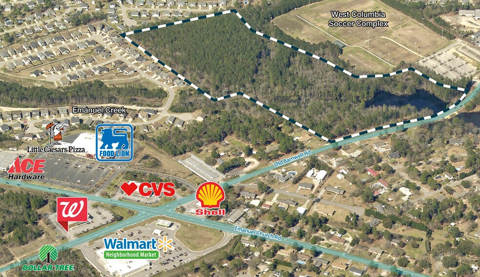 1 Old Barnwell Rd, West Columbia, SC à vendre - Photo de l’immeuble – Image 1 sur 4