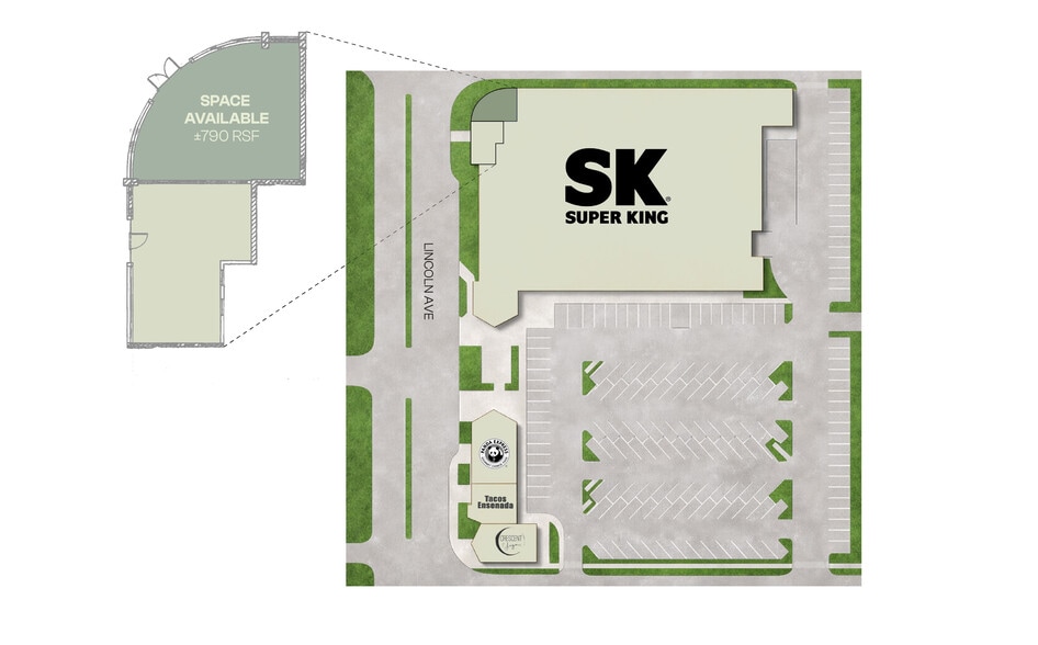 2260-2268 Lincoln Ave, Altadena, CA à louer - Plan de site – Image 3 sur 7