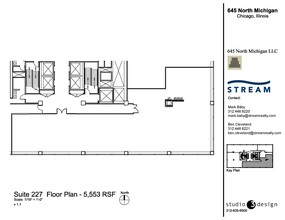 645 N Michigan Ave, Chicago, IL à louer Plan d’étage– Image 1 sur 1