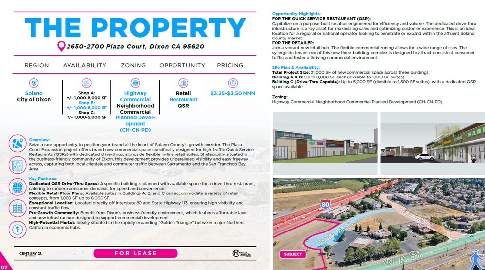2650-2700 Plaza Court, Dixon, CA à louer - Photo de l’immeuble – Image 2 sur 10