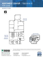 7550 IH-10 W, San Antonio, TX à louer Plan d’étage– Image 1 sur 1