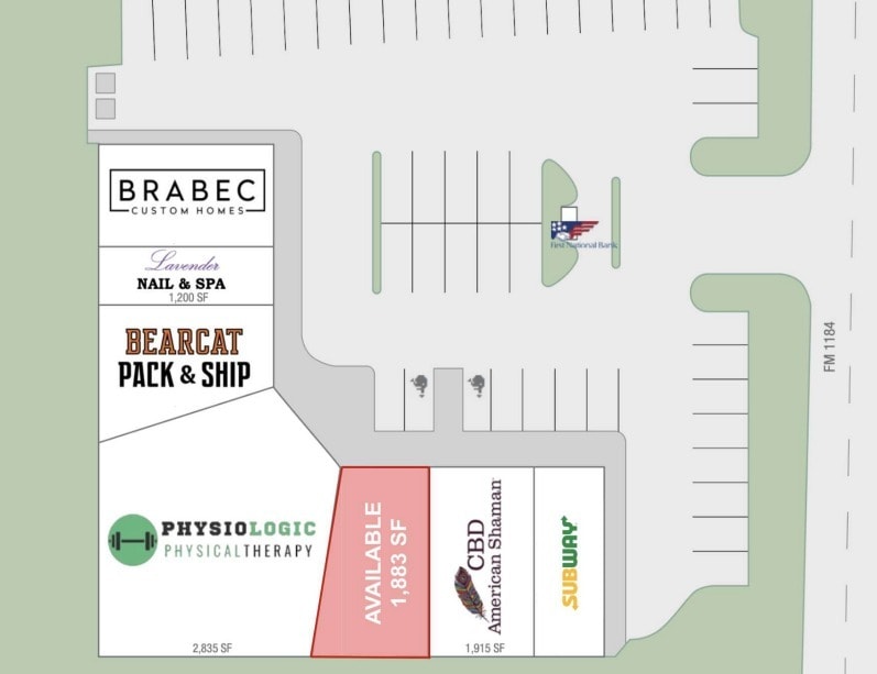 709 N FM 1187, Aledo, TX à louer Plan de site– Image 1 sur 1