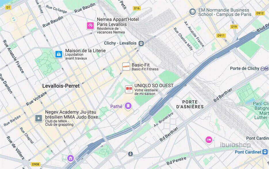 Local commercial dans Levallois-Perret à louer - Photo de l’immeuble – Image 3 sur 3