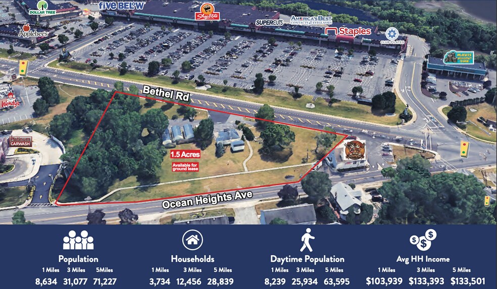 535 W. Ocean Heights Ave, Somers Point, NJ à louer - Photo de l’immeuble – Image 1 sur 7