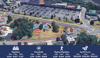 Plus de détails pour 535 W. Ocean Heights Ave, Somers Point, NJ - Terrain à louer