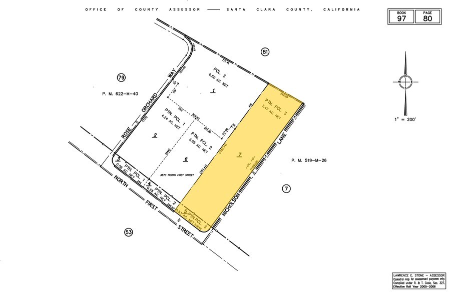 55-85 Nicholson Ln, San Jose, CA à louer - Plan cadastral – Image 2 sur 5