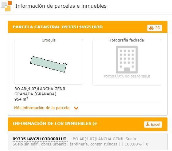 Calle las Acacias, 1, Granada, Granada à vendre - Plan de site – Image 3 sur 3