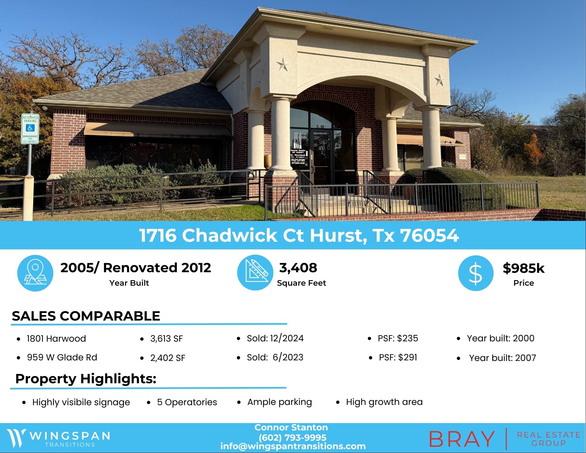 1716 Chadwick Ct, Hurst, TX à vendre Photo de l’immeuble– Image 1 sur 20