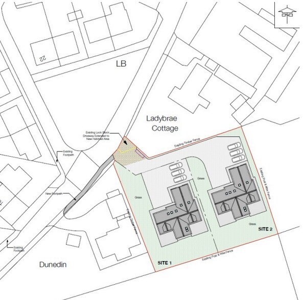Ladybrae, Banff à vendre - Plan de site – Image 2 sur 2